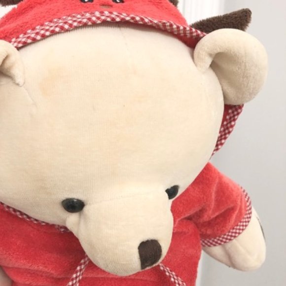 Korean Bear Plush Christmas Reindeer - Picture 8 of 8
